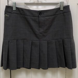 Gray Lacoste skirt